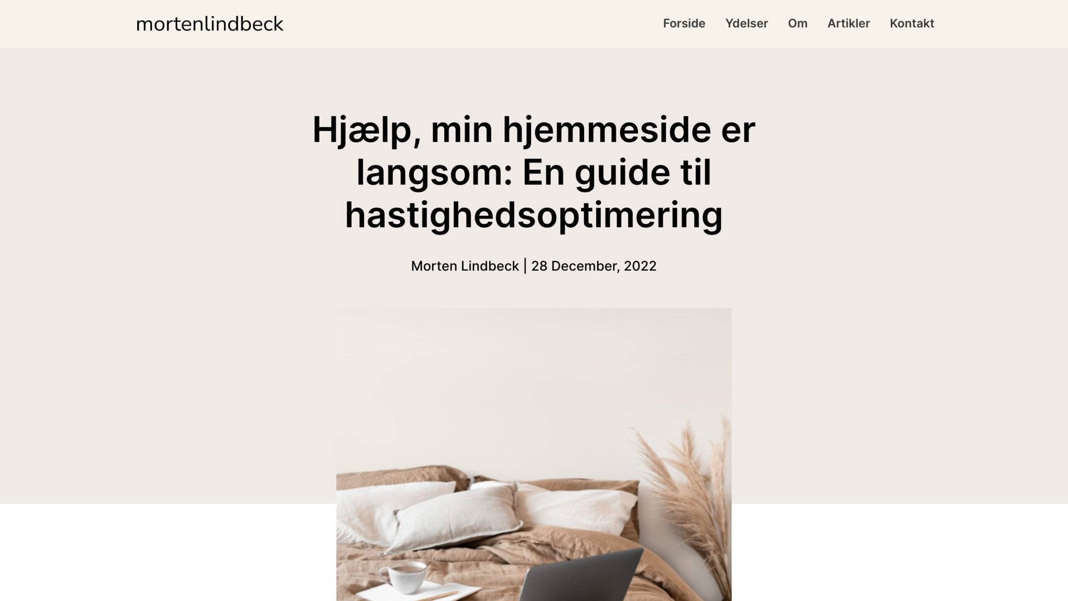 hastighedsoptimering